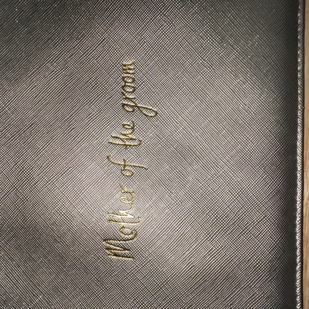 Elegant Silver Wristlet with Gold Accents - Picture 5 of 8